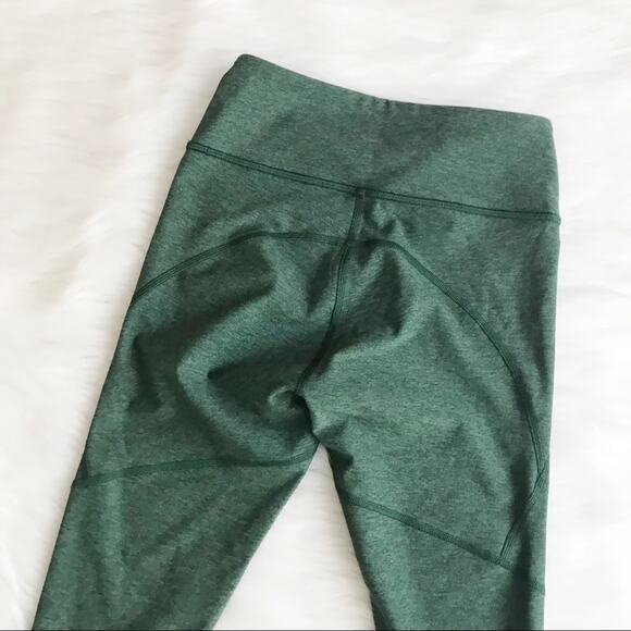 Outdoor Voices Warm Up 7/8 Leggings Hunter Green X Small - Picture 3 of 4